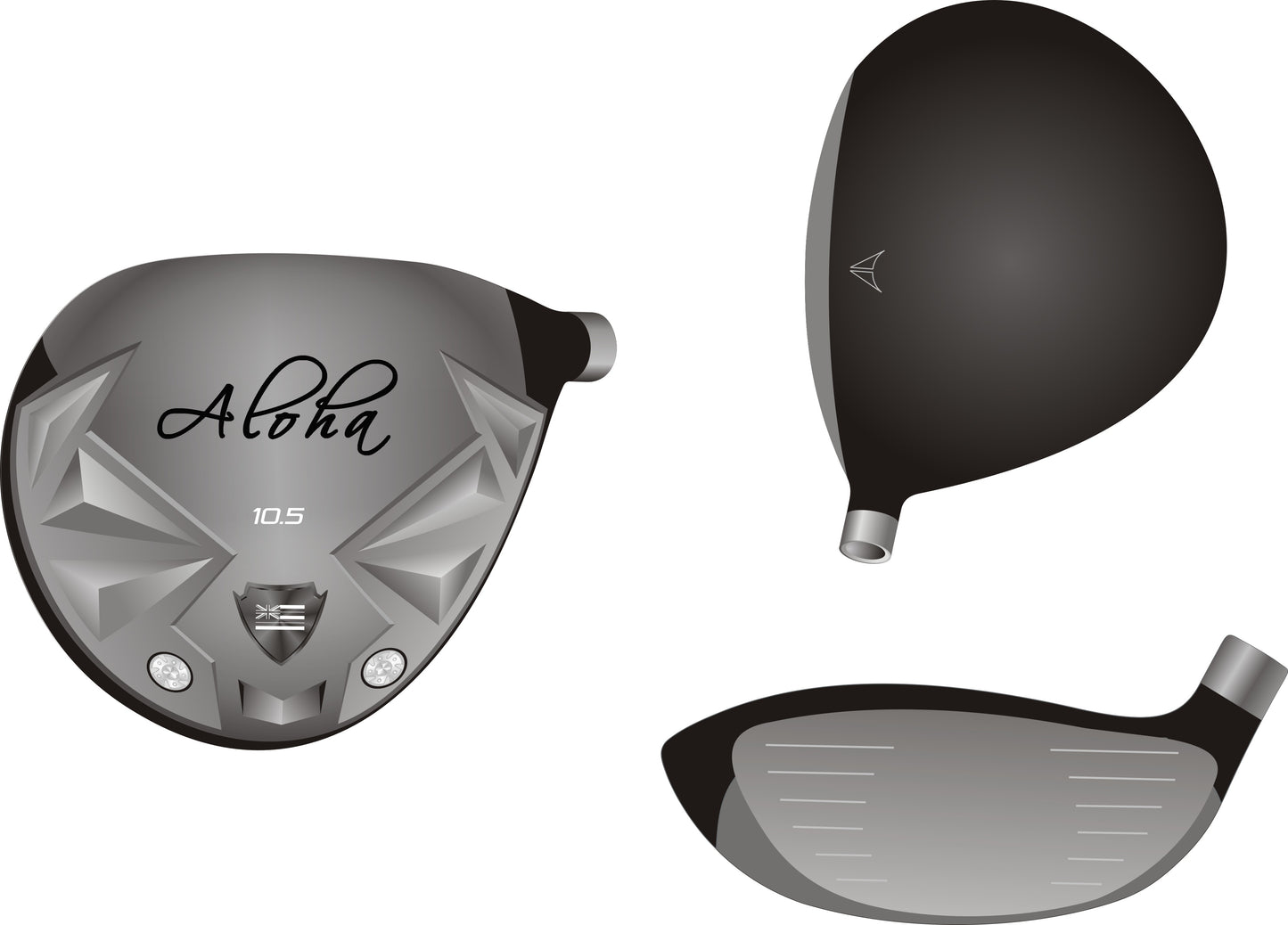 Aloha Custom Titanium Golf Driver TI-1